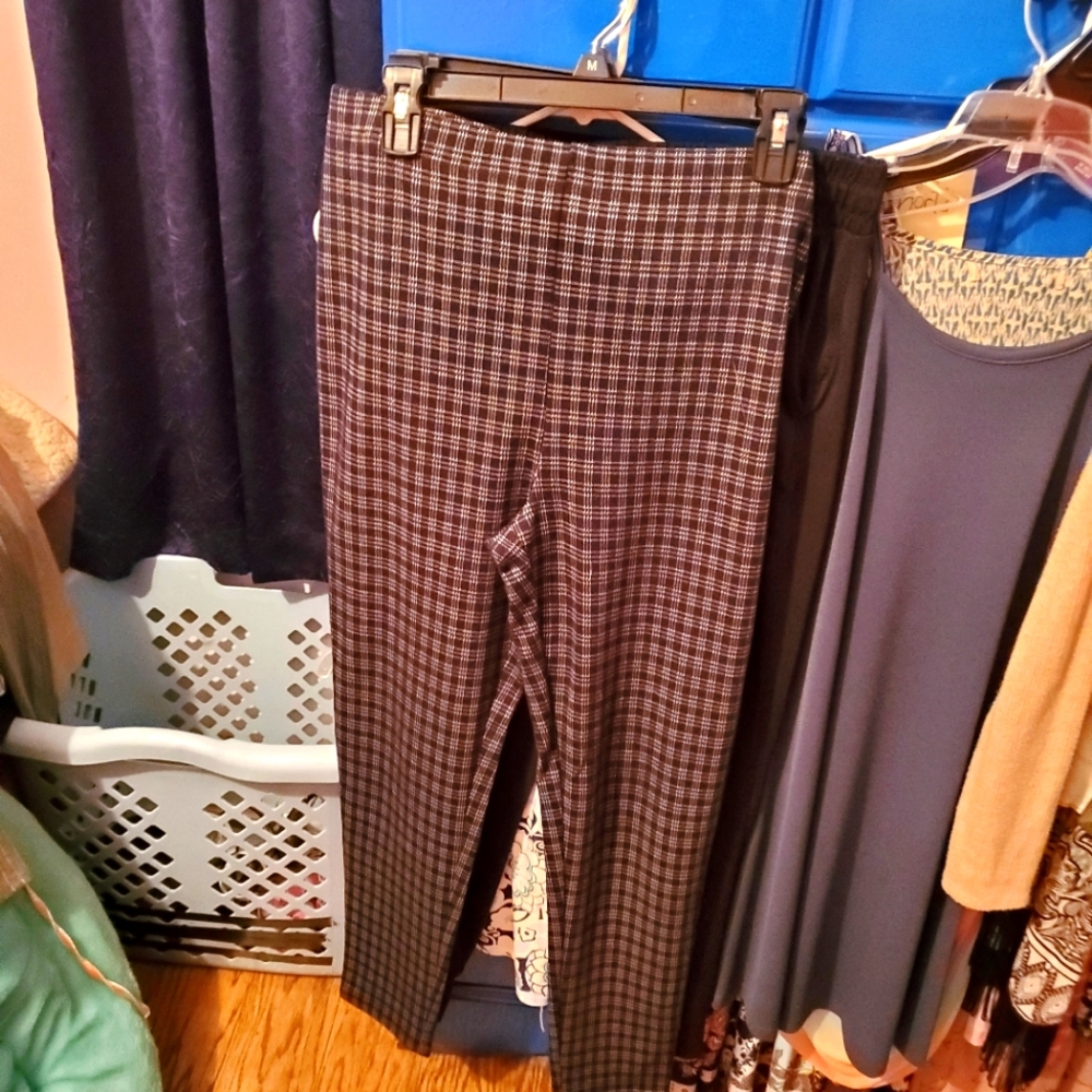 Size medium size 8 Forever 21 (primarily cotton)&spandex slacks&5 blouses
